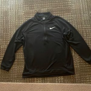 Nike Dri-Fit black pullover sweatshirt quarter zip